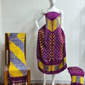 Shiori Suit – Modal Silk Shibori & Bandhani 03