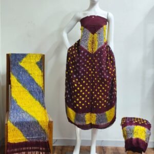Shiori Suit – Modal Silk Shibori & Bandhani 04