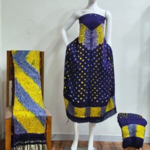 Shiori Suit – Modal Silk Shibori & Bandhani 06