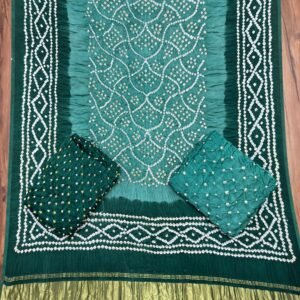 Bandhani Suit – Modal Silk Barik Bandhej 01
