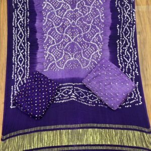 Bandhani Suit – Modal Silk Barik Bandhej 03