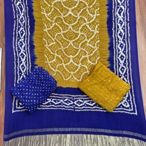 Bandhani Suit – Modal Silk Barik Bandhej 07