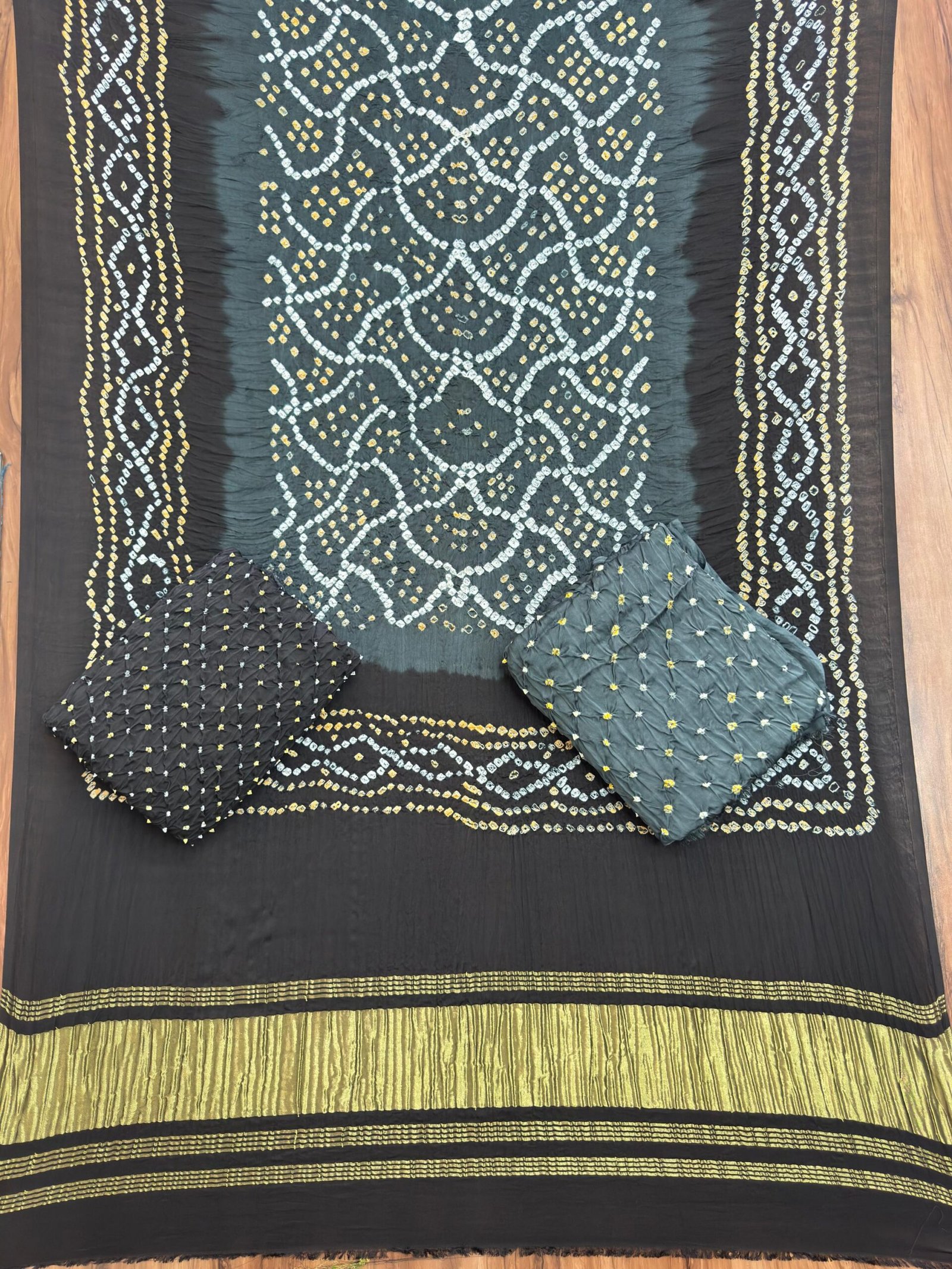 Bandhani Suit – Modal Silk Barik Bandhej 04