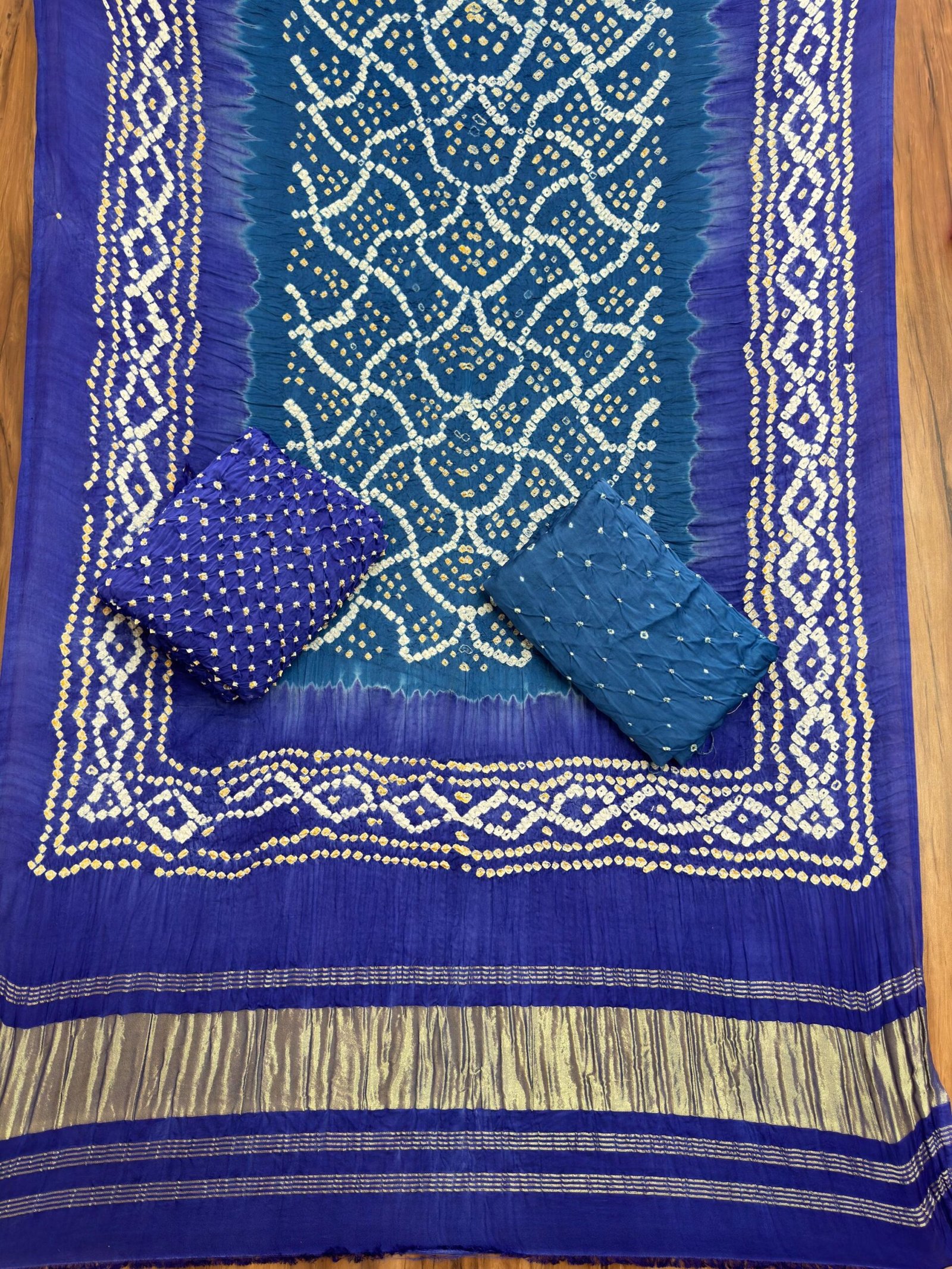 Bandhani Suit – Modal Silk Barik Bandhej 10
