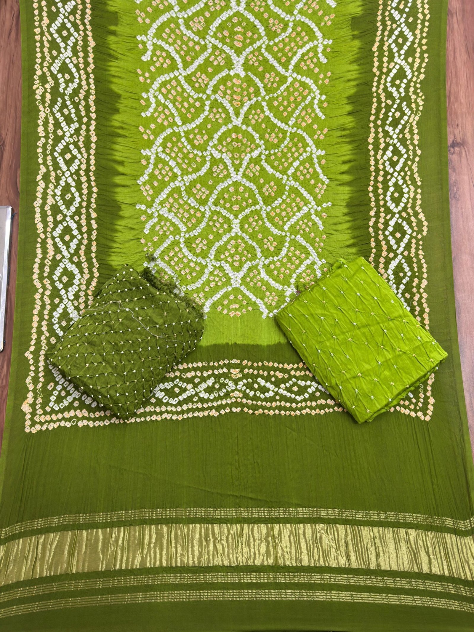 Bandhani Suit – Modal Silk Barik Bandhej 05