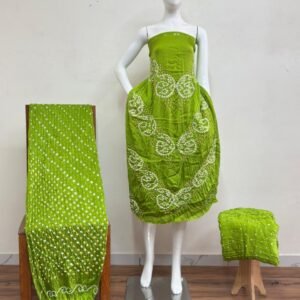 Bandhani Suit – Modal Silk Fancy Barik Bandhej 07