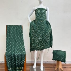 Bandhani Suit – Modal Silk Fancy Barik Bandhej 27