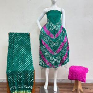Bandhani Suit – Modal Silk Fancy Barik Bandhej 18