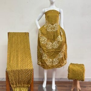 Bandhani Suit – Modal Silk Fancy Barik Bandhej 21
