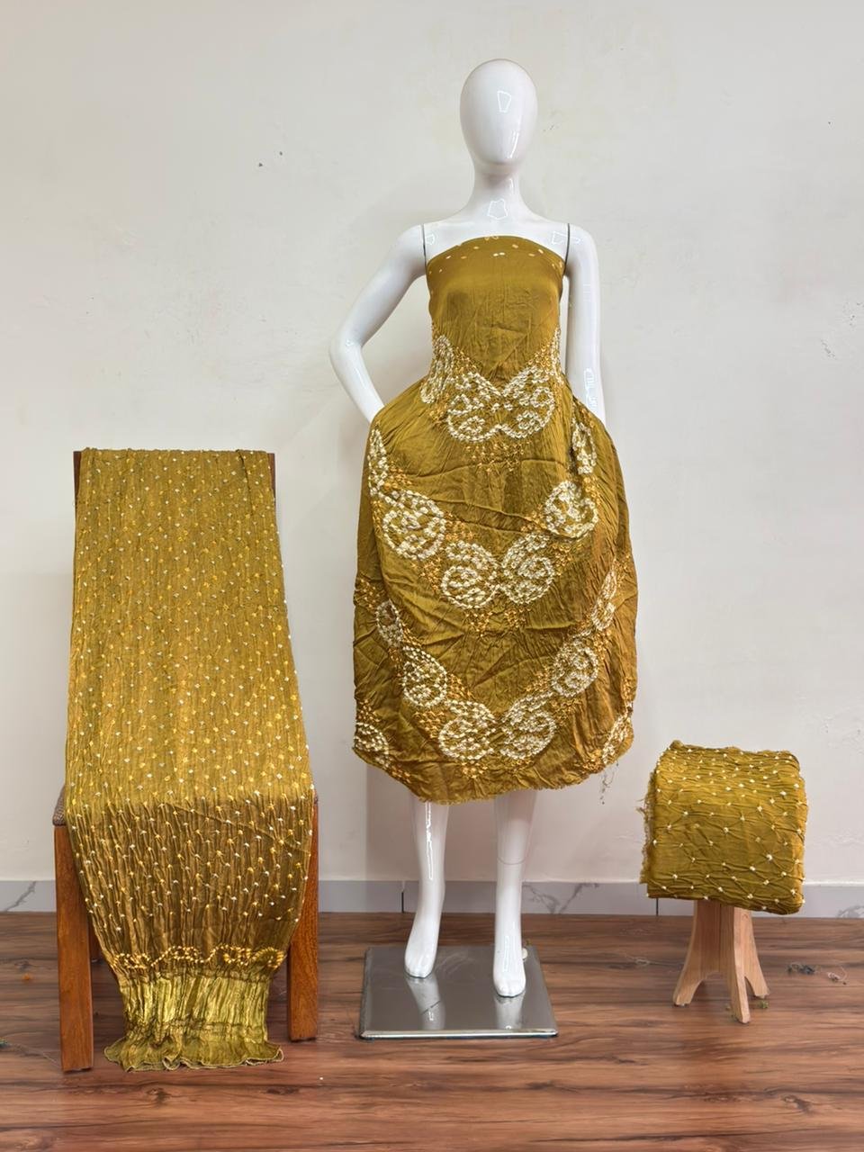 Bandhani Suit – Modal Silk Fancy Barik Bandhej 21
