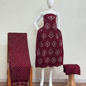 Bandhani Suit – Modal Silk Fancy Barik Bandhej 30