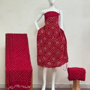 Bandhani Suit – Modal Silk Fancy Barik Bandhej 34